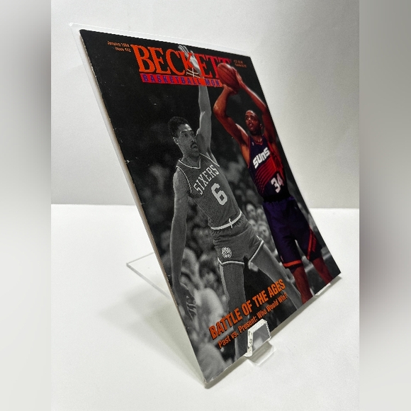 Charles Barkley & Julius Erving (DR J) Beckett Magazine & Trading Cards - Picture 8 of 9